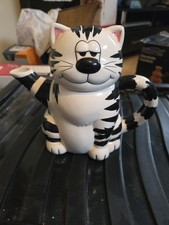 black & white Cat Teapot