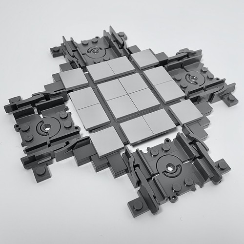 Lego city train cross track - cross,
