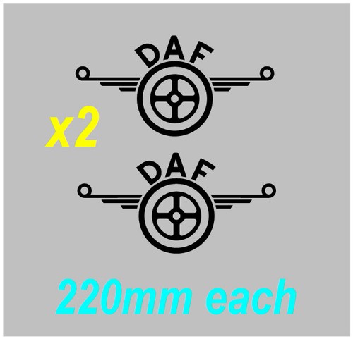 Axle style truck decals - axle,