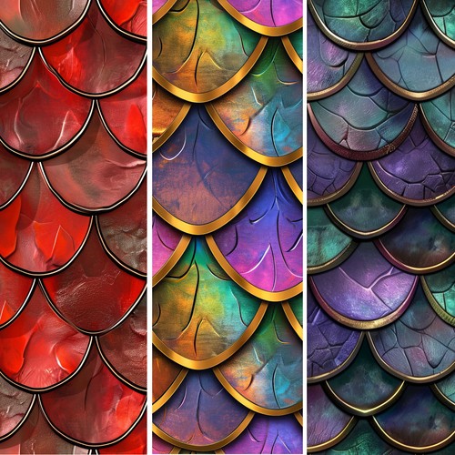 Dragon scales fabric 3 - fabric,