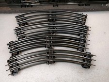 Lionel Tubular Vintage O gauge track refurbished Lot of 8 curves