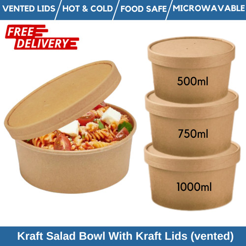 Kraft salad bowls lids - salad, &