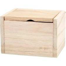 Small Wooden Flip Top Box Lid