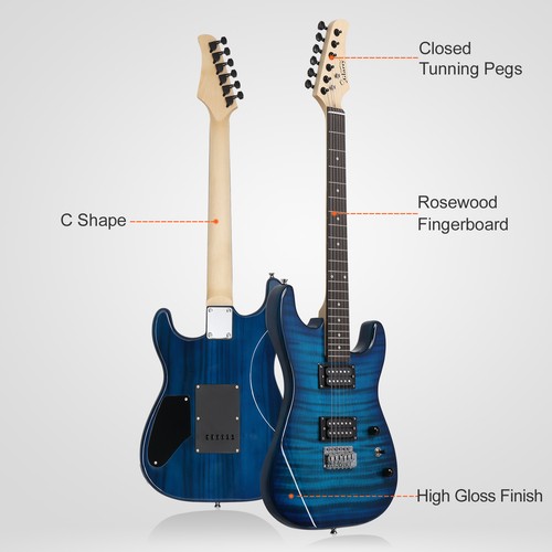 Glarry electric guitar fret - guitar, 22