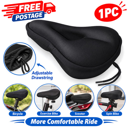 Gel bike seat cover - bike,