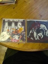 AAS Get The F*CK X2 7 INCH VINYL Hxc Sxe Tdon