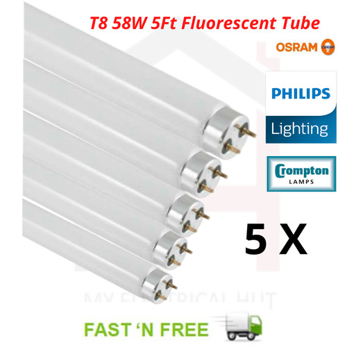58w 5ft fluorescent tube - 58w,