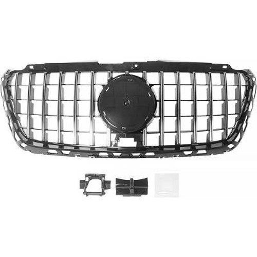 Grille chrome black - chrome,