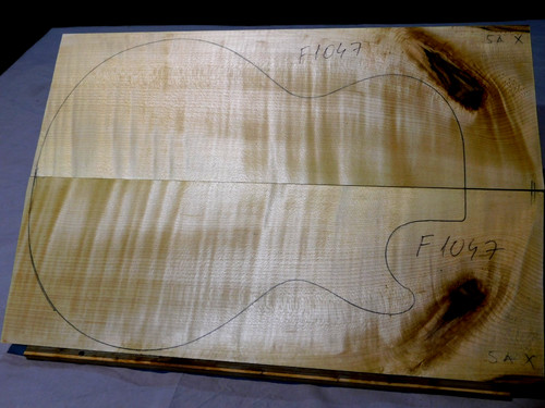 Flame maple carved top for - carved,