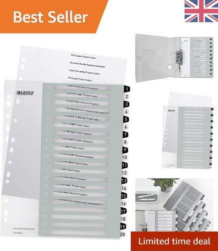 Reusable index with - reusable, a4