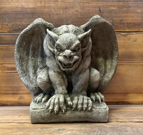 Stone garden gargoyle - stone, gremlin