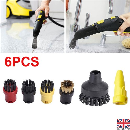 6pcs steam cleaner round brush - steam,