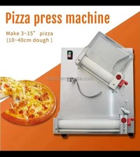 Commercial Pizza Dough Sheet Roller Machine Stainless Steel Adjustable Thickness