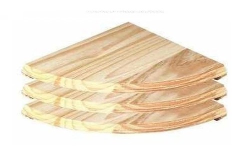 28cm set natural wood - set, of