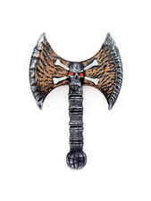 Viking Skull Axe 33cm Fancy