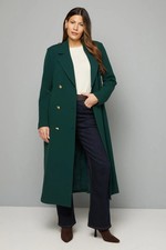 Wallis Green Coat Womens Smart Jackets & Coats