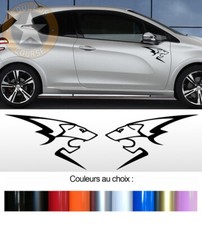 2 x LION FOR PEUGEOT 205 206 207 208 306 307 308 CC STICKER STICKER LA071B
