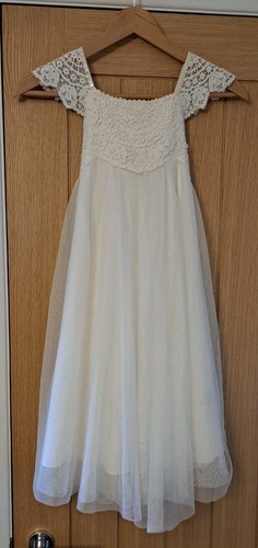 Monsoon flower girl white 7 - girl,