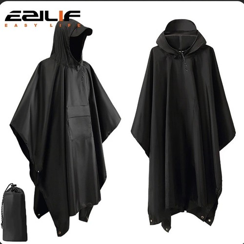 3in1 military rain poncho - **3in1,
