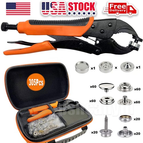 305pcs snap fastener tool - fastener, kit