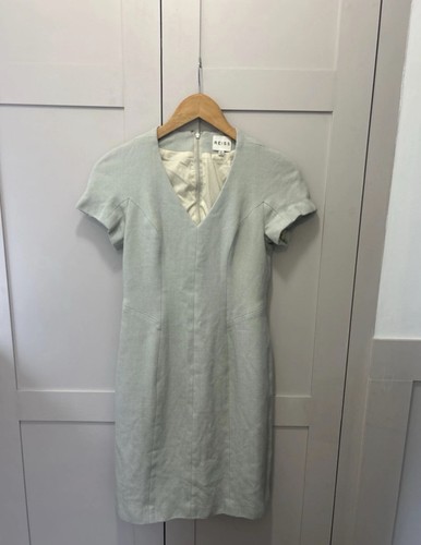 Reiss womens pale blue green - blue,