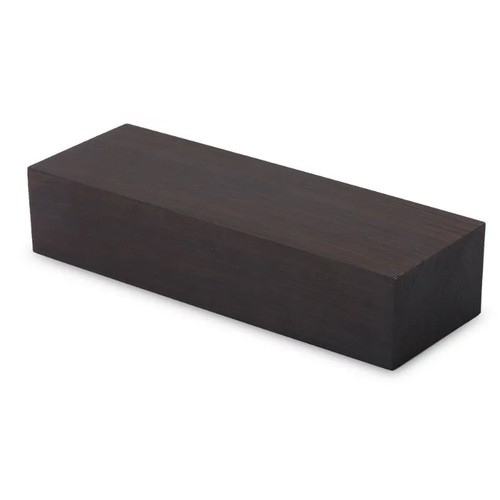 Black ebony wood lumber blank - black,
