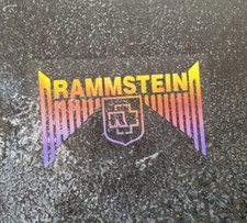 Rammstein Band Rock Group Holographic car Laptop wall art Sticker decal  15 x 9