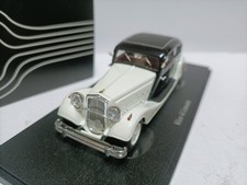 Original 1/43 Wikov 40 Limousine 1932 black and white luxury sedan car model  