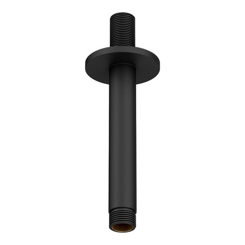 Matt black 120mm round ceiling - matt,