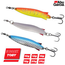 Abu Garcia Toby 3 Pack Spoon Lures - Pike Predator Lure Fishing - All Sizes