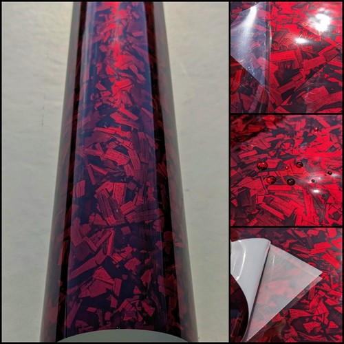 Gloss red forged carbon - red,