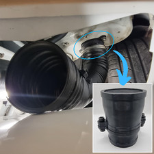 Cold Air Intake CAI Inlet Duct Adaptor For R33 Nissan Skyline, 76mm/3" - HQ PETG