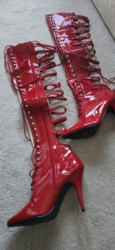 Rare pleaser thigh boots - pleaser, 8uk