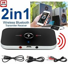 Bluetooth V4 Transmitter & Receiver Wireless A2DP Audio 3.5mm Aux Adapter Hub A6