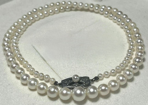 Mikimoto akoya pearl necklace - akoya,