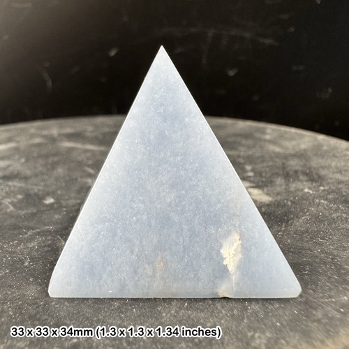 Angelite pyramid genuine - angelite,