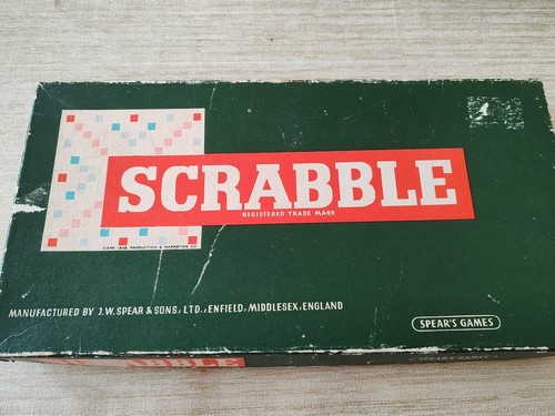 Scrabble vintage board game - scrabble,