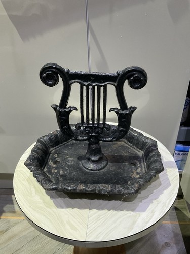 Boot scraper black cast iron - boot,