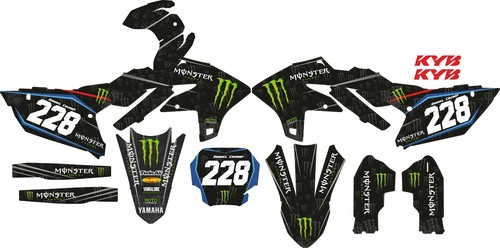Graphics kit yamaha yz250f - kit,