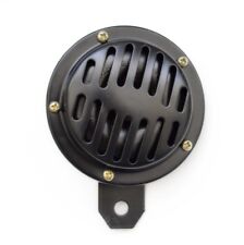 # Electromagnetic Klaxon Horn Black Disc 90mm Motorbike Bike Motorcycle Chopper