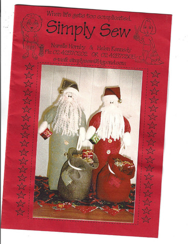 Country santa kit simply sew - santa,