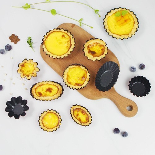 Carbon steel egg tart molds - tart,