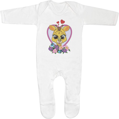 Baby giraffe - giraffe', romper