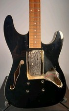 Woody Zodiac Series Hollowbody Strat Type Guitar Body And Neck Only DIY Project