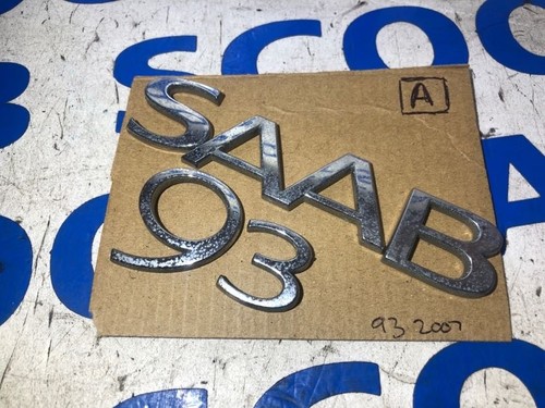 Saab badge letters - letters, rear