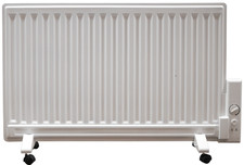 1000W Electric Oil Filled Heater Portable Panel Radiator -Thermostat