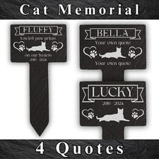 Personalised Cat Memorial Pet
