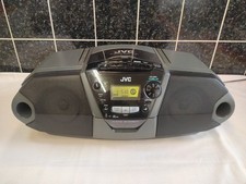 JVC RC-QN3 Portable Radio Cassette CD Player Boombox - Working