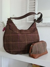 Joules Tweed Shoulder Bag