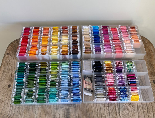 Huge embroidery thread floss - embroidery,
